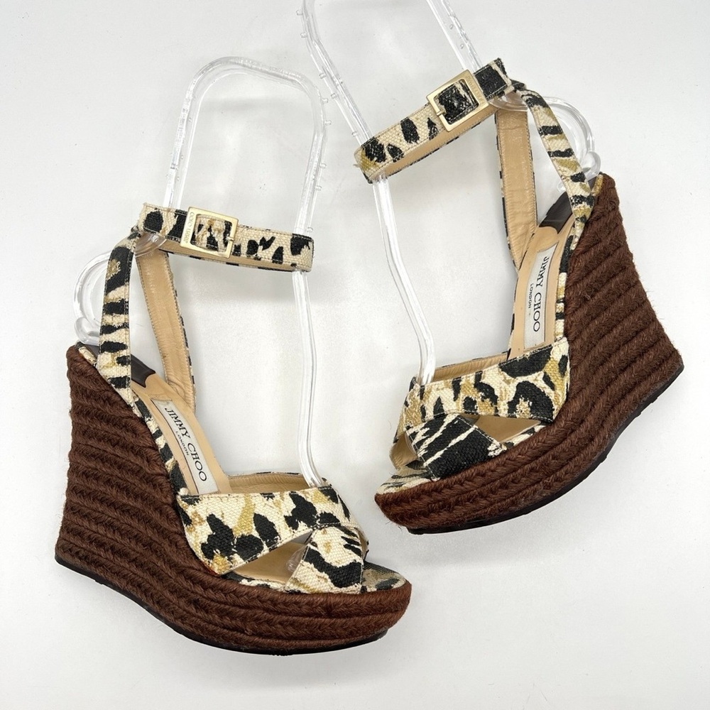 Jimmy Choo Phoenix Espadrille Wedges